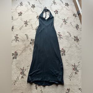 Black halter Cache gown